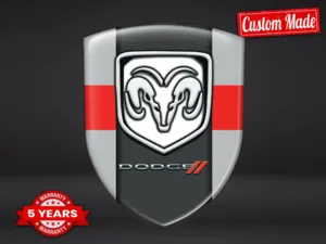 Dodge Etiqueta Impermeable Pro Máximo Duradero Estilo Moderno